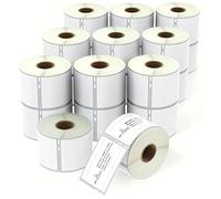 BETCKEY - 20 Rollos Grandes 99015 Etiquetas Adhesivas Compatible con DYMO S0722440, 54mm x 70mm, 8000 Etiquetas Multiusos para LabelWriter 450, 4XL, No se aplica 550 o 5XL