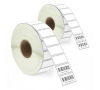 BETCKEY - 25mm x 13mm(1 in x 0,5 in) Perforadas Etiquetas Térmicas Pequeñas Compatible con impresoras Zebra y otras [2 Rollen/4860 Etiquetas]
