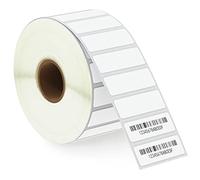 BETCKEY - 38mm x 13mm(1,5 in x 0,5 in) Perforadas Etiquetas Térmicas para Carpeta y Dirección Compatible con impresoras Zebra y otras [1 Rolle/2350 Etiquetas]