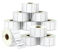 BETCKEY - 38mm x 22mm(1,5 in x 0,85 in) Perforadas Etiquetas Térmicas Polivalentes Compatible con impresoras Zebra y otras [10 Rollen/15000 Etiquetas]