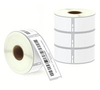 BETCKEY - 4 Rollos Grandes 99010 Etiquetas Adhesivas Compatible con DYMO S0722370, 28mm x 89mm, 1400 Etiquetas de Dirección para LabelWriter 450, 4XL, No se aplica 550 o 5XL