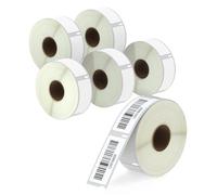 BETCKEY - 6 Rollos 11352 Etiquetas Adhesivas Compatible con DYMO S0722520, 25mm x 54mm, 3000 Etiquetas Grandes de Dirección del Remitente para LabelWriter 450, 4XL, No se aplica 550 o 5XL