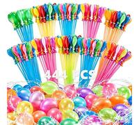 Betensh Palloncini ad acqua con chiusura automatica, 444 pezzi, per 60 secondi, con chiusura automatica, senza nodi, riempimento rapido e legatura di nodi