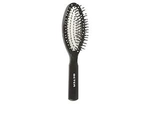 Beter - Cepillo de pelo neumático ovalado, púas con bolita protectora, todo tipo de cabello, especial melena larga, peine de pelo desenredante