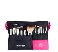 Beter - Cinturón kit de maquillaje profesional, 12 brochas y pinceles de maquillaje para rostro y ojos, regalo perfecto
