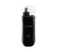 Beter - Cortapelos Nariz y Orejas Eléctrico Recargable USB-C, Recortador de Vello con Pantalla Digital, Hojas Rotatorias, Inalámbrico, Cortavello Portátil, Corte Preciso y seguro, Para Hombre y Mujer