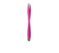 DUPLY pinza depilar de doble punta fina/oblicua #fucsia