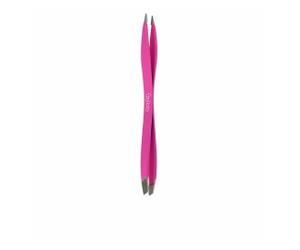 Beter Duply Double-Ended Fine/Oblique Tweezers Fuchsia 1 Pcs