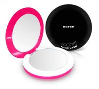Beter Espejo Oooh! Pocket Flash con Luz y Aumento x10 Negro