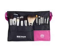 Beter - Cinturón kit de maquillaje profesional, 12 brochas y pinceles de maquillaje para rostro y ojos, regalo perfecto