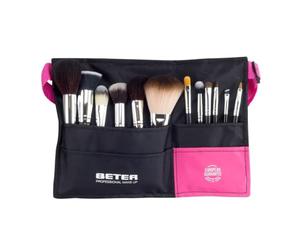 Beter - Kit de maquillaje profesional con 12 brochas y pinceles para rostro y ojos