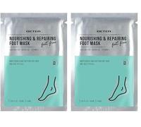 Beter - Mascarilla hidratante de pies Feet Free, con Urea, Manteca de Karité, Aceite de Argán y Vitamina E, Calcetines hidratantes, Repara, nutre y suaviza, Para pies secos y agrietados (Paquete de 2)