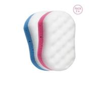 Beter Mixed Bath Sponge-Soft-Rough Peeling 2 Pcs