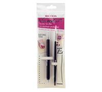 Beter - Nail Art kit de 2 piezas para decoración de uñas, pincel extrafino para uñas y dooting tool para topitos en 2 medidas, ideal para manicura francesa y decoraciones de uñas profesionales