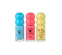 Beter - Pack 3 Esmaltes Infantiles Genius Tribe, Colores Brillantes, Pintauñas al Agua, Seguros y Lavables, Fácil de Quitar, Juego Creativo, Original