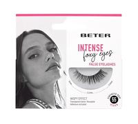 Beter - Pestañas postizas nº 55 Foxy Eyes, extensiones de pestañas, incluye pegamento, veganas y reutilizables, pelo sintético con banda transparente para acado natural, maquillaje de ojos