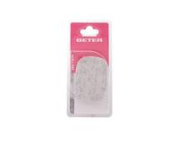 Beter - Piedra pómez natural para pies, elimina durezas ligeras y pieles muertas de los pies y de las manos, color gris