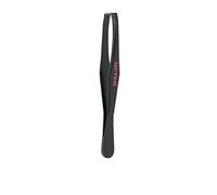 TWEEZERS with straight tip black steel 1 pz