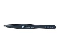 Beter Pinza Depilar Magnética Punta Oblicua Negra 1ud