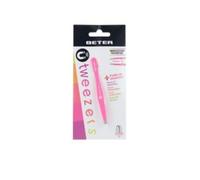 Beter Pinza Depilar Magnética Punta Recta Fucsia 1 Un