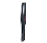 TWEEZERS with straight tip black steel 1 pz