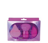 Beter - Set de Brocha de maquillaje con borla y esponja, brocha kabuki para rostro y cuerpo+beauty blender y borla, Set maquillaje, Para polvos y maquillaje, Set Make up Brush, Ideal para regalo