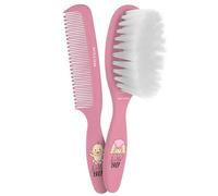 Beter Set de Peine y Cepillo para Bebé Rosa