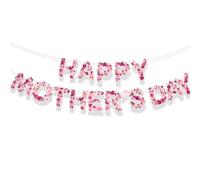 BETESSIN Decoración Día de La Madre Guirnalda Feliz Día de la Madre Pancarta para Fiesta de Día de La Madre Fiesta para Mamá Happy Mother´s Day