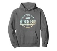Bethany Beach Delaware - Bethany Beach DE Vintage Surf Sudadera con Capucha