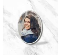 Bethel Foto en italiana Cerámica Personalizada para Lápida - Azulejo Conmemorativo Impermeable - Imagen de Porcelana Resistente a Rayos UV - Placa Funeraria para Cementerio - 5.5x7.5 cm