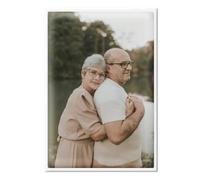 Bethel Piedra conmemorativa personalizada para jardín, placa fotográfica de cerámica de alta temperatura, impermeable y a prueba de decoloración para tumbas, mascotas, exteriores o interiores (V-Rect)