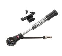 BETO Doble función 2 en 1 amortiguador / mini bomba, aluminio, para Fv, Av y Dv, negro, talla única