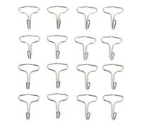 BETOOKY 100 Ganchos para Cojines de Asiento de Coche, Gancho Metálico de Hierro Resistente para Asiento Trasero, Compatibles Correas Trenzadas de 2 Cm, Organizadores Prácticos