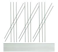 BETOOKY 100 Varillas de Hierro Verdes de 20 Cm para Bricolaje Floral, Tallos de Alambre para Flores Artificiales, Kit de Varillas Metálicas para Manualidades y Decoración en