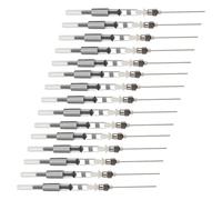 BETOOKY 15 Unidades Jeringa de Recarga de Tinta para Pluma Estilográfica de 3.4 Mm Color Plata con Fácil Mantenimiento y Llenado Preciso Adecuado para Estudiantes y Oficina