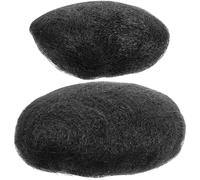 BETOOKY 2 Piezas de Postizo de Moño Grande y Pequeño para Mujer Extensiones de Cabello Recogido Liso Accesorio para Peinados de Boda y Fiestas Volumen y Relleno Natural