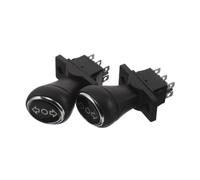 BETOOKY 2 Piezas Interruptor de Avance y Retroceso del Coche de Juguete, Joystick para Coche Eléctrico Infantil, Negro, Plástico y Metal, 8,5x5,5x2,5cm, para Coches de Choque Infantiles