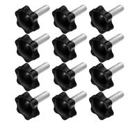 BETOOKY 20 Perillas de Tornillo de Apriete Forma de Estrella Hexagonal y Mango de Plástico para Maquinaria Industrial Agarre Cómodo y Fácil Transporte