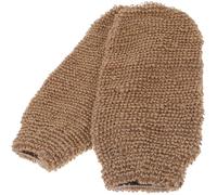 BETOOKY 2piezas Guantes Exfoliantes de Baño de Yute Natural Resistentes para Masaje Corporal y Eliminación de Piel Muerta Accesorios para Ducha y Cuidado Corporal Casa
