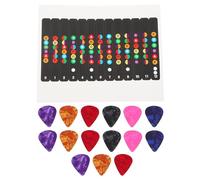 BETOOKY 3 Juegos Pegatinas para Diapasón de Guitarra para Principiantes, Adhesivas, Finas y Ligeras, Hechas de Papel y Pvc, Ideales para Aprender a Tocar la Guitarra Color Aleatorio