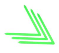 BETOOKY 3 Piezas de Ayuda Didáctica Magnética para Pizarra, Demostrador de Ángulos Grande, Material Plástico Seguro, Modelo de Punteros Móviles para Enseñanza Matemática Escolar