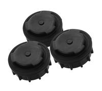 BETOOKY 3 Tapones de Drenaje Prevención Estable de Fugas Resistentes Intemperie para de de Plástico Negro para Uso Exterior y Almacenamiento de Residuos