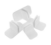 BETOOKY 4 Abrazaderas de Fijación para Divisores de Cajones de Cocina, Clips de Plástico Resistentes, Soporte para Organizador de Cajones, Fijador Lateral Adaptable, Paquete de 4 Unidades