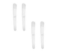 BETOOKY 4 Cucharas de Relleno para Dumplings de 304 Acero Inoxidable, Utensilio Práctico para Empanadillas, Color Plateado, Herramienta para Hacer Bolas de Masa Hervida, Apto para