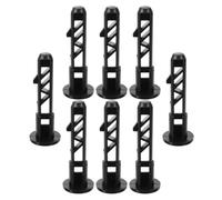 BETOOKY 8piezas Pasadores de Bisagra Plásticos para Cubo Basura Exterior Conectores Resistentes para Tapas de Cubos de Basura Reciclaje y Cocina Fijación Segura Tipo