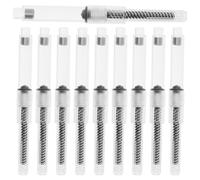 BETOOKY Absorbedor de Tinta y Fácil de Llevar para Pluma Estilográfica de Plástico Blanco, Paquete de 10 Piezas para Uso en Oficina y Escuela