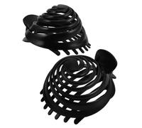 BETOOKY Accesorios pelo mujer 2PCS clip de garra en espiral con forma de hongo y función antideslizante para peinados naturales y eventos especiales