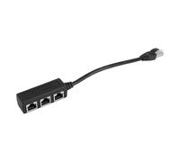 BETOOKY Adaptador Divisor de Cable Ethernet Rj45 1 Puerto Macho y 3 Puertos Hembra, Extensión de Cable de Red, Material Plástico y Metal para Múltiples Dispositivos Varios estilos