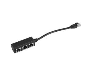 BETOOKY Adaptador Divisor de Cable Ethernet Rj45 1 Puerto Macho y 3 Puertos Hembra, Extensión de Cable de Red, Material Plástico y Metal para Múltiples Dispositivos Varios estilos