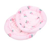 BETOOKY Alfombrilla Refrescante para Mascotas Pequeñas 2piezas Cama de Verano para Hámster y Conejos Colchón Rectangular Transpirable Algodón PP para Verano